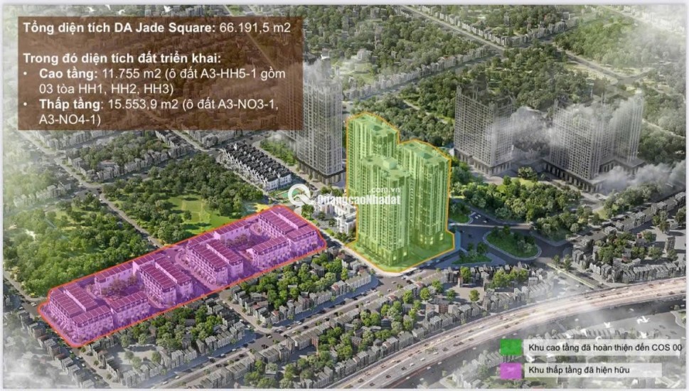 Jade Square – Căn hộ cao cấp Tây Hồ Tây – Từ 100Tr/m² – CK tới 9%