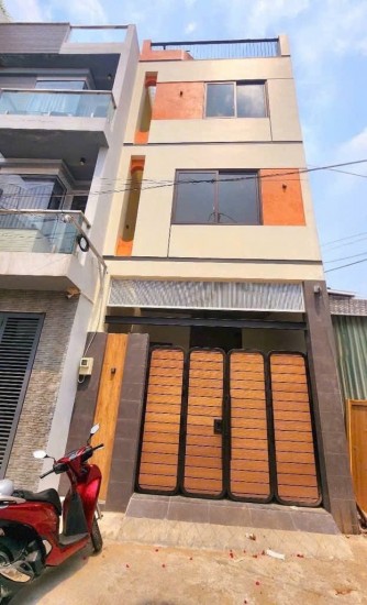 Hương Lộ 2, Sát Bệnh viện Bình Tân, Giáp Khu Tên Lửa, 56m2 (4,5x13) Nhà Mới Xây 4 Tầng Full Nội Thất, Hẻm Ôtô 7m, Nhỉnh 5 Tỷ Còn TL