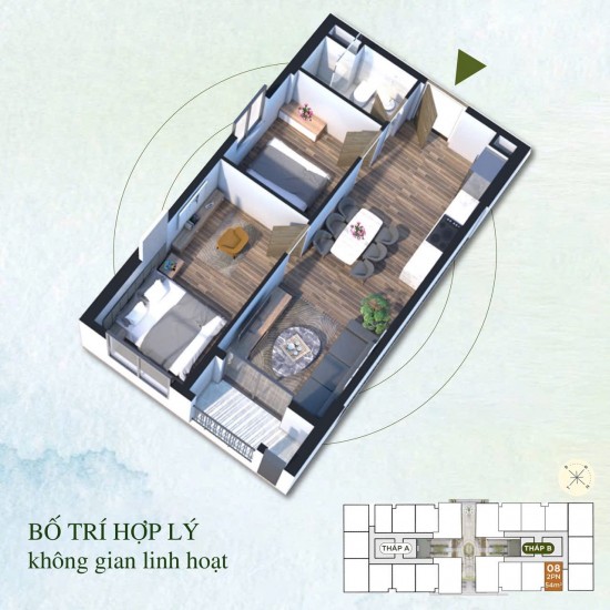 Bán chung cư cao cấp the CHARM an hưng thanh bình la khê hà đông