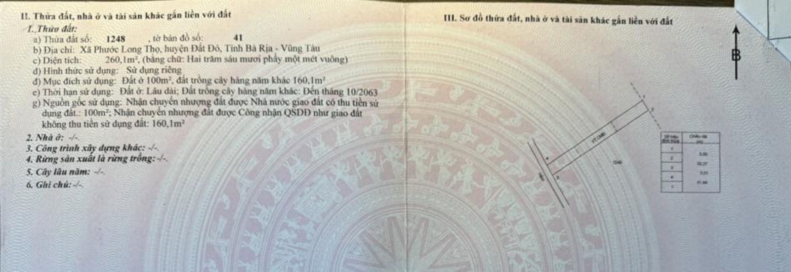 BÁN ĐẤT VƯỜN ĐƯỜNG ĐẸP – SỔ RIÊNG – GIÁ TỐT