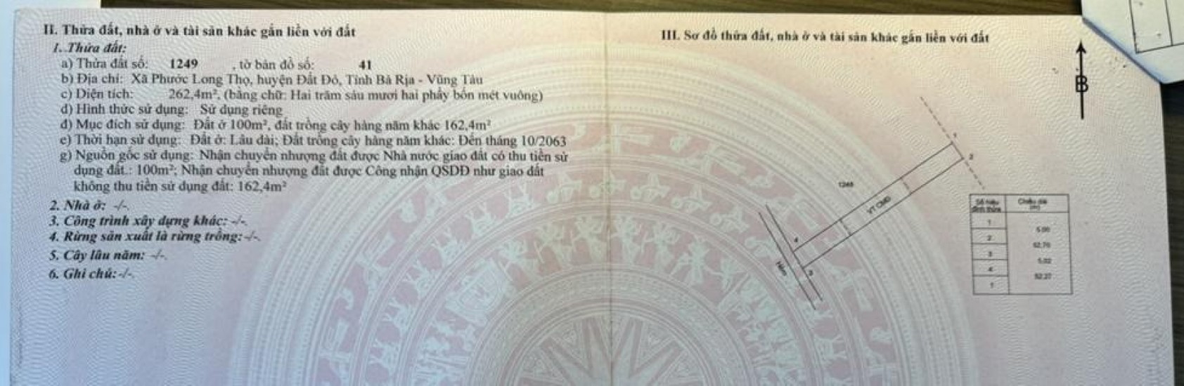 BÁN ĐẤT VƯỜN ĐƯỜNG ĐẸP – SỔ RIÊNG – GIÁ TỐT