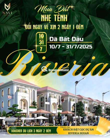 ĐẤT NỀN NHÀ PHỐ - BIỆT THỰ - ĐIỂM DU LỊCH THỨ 2 HỘI AN - GIÁ CHỈ TỪ 16,2 TRIỆU/1M2
