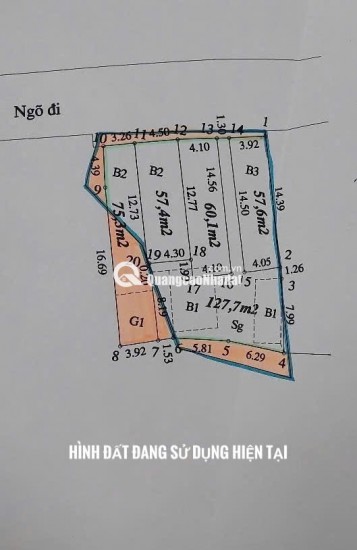 Bán gấp đất thổ cư, sổ đỏ chính chủ tại Tây Mỗ, Hà Nội
