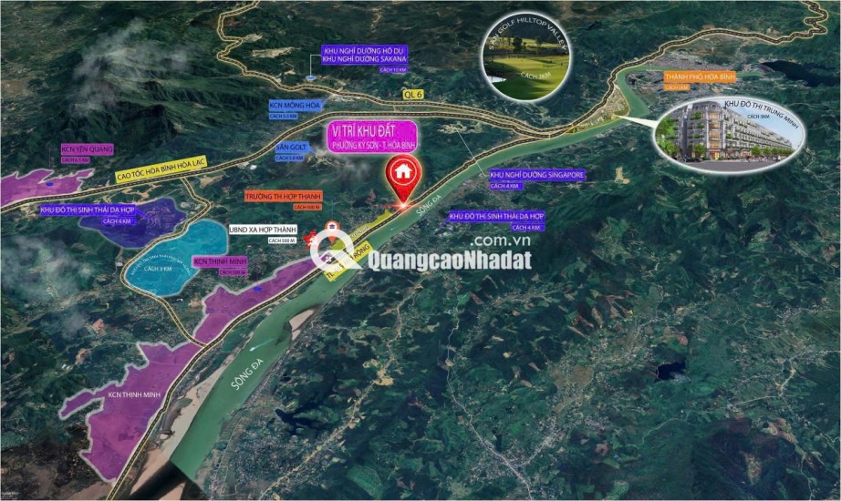  ĐẦU TƯ ĐẤT NỀN 2 MẶT TIỀN– VIEW SÔNG ĐÀ CỰC ĐỈNH! GIÁ CHỈ 6XXTR/LÔ