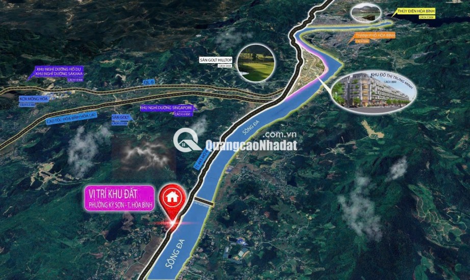 ĐẦU TƯ ĐẤT NỀN 2 MẶT TIỀN– VIEW SÔNG ĐÀ CỰC ĐỈNH! GIÁ CHỈ 6XXTR/LÔ