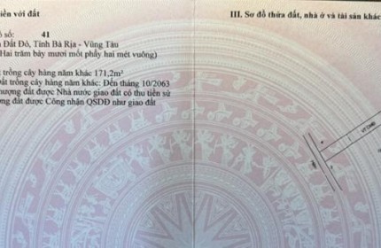 BÁN ĐẤT VƯỜN ĐƯỜNG ĐẸP – SỔ RIÊNG – GIÁ TỐT