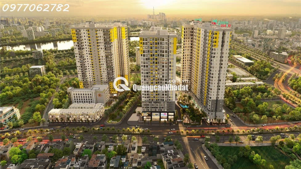 Bán căn hộ Bcons City 2, Linh Xuân, Thủ Đức. 55m2, 2PN, 2WC, sổ hồng. Giá 2.4 tỷ. LH: 0977062782
