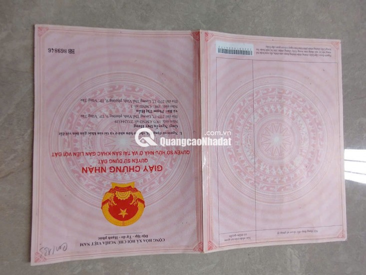 Bán đất thổ cư sát biển quốc lộ 55, Thắng Hải, Hàm Tân: 1.3ha quyền sử dụng đất trao tay, giá 8 tỷ - dự án có lời ngay!