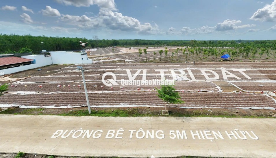 190TR sở hữu lô đất thổ cư 200m² ngay KCN 2.000ha, đường 8m