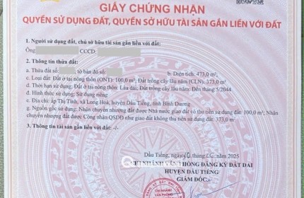Lô góc ngay mặt tiền đường tỉnh ĐT750 nằm sát KCN giá 3,7tr/m2