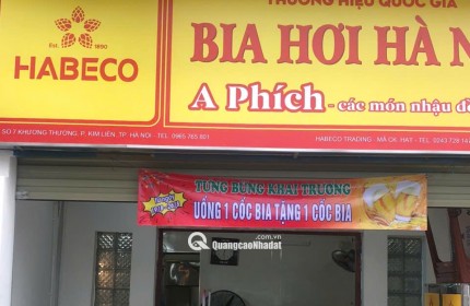 Cần cho thuê  ghép bán hàng ăn sáng và ăn trưa số 7 Khương Thượng Đống Đa Hà Nội
