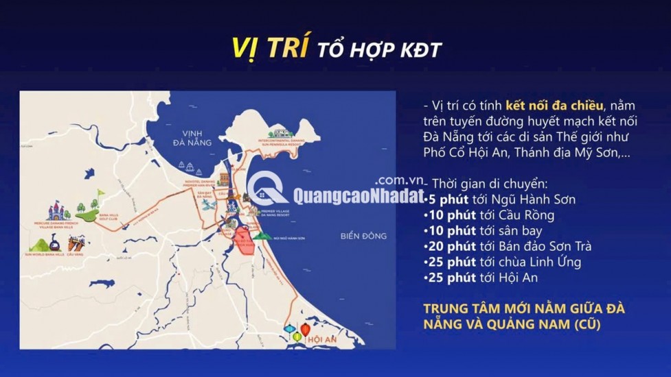 Căn hộ view sông cao cấp đầu tiên Hoà Xuân-sổ lâu dài - chỉ 60 triệu/m2 chiết khấu khủng Sun Group