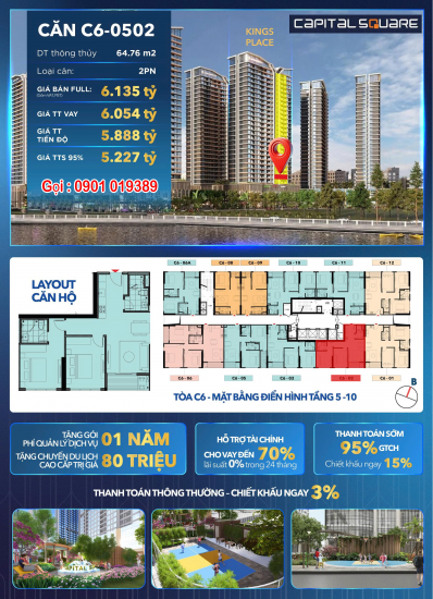 Capital Square - Dòng Tiền Ổn Định Đầu Tư. Ngay Sông Hàn Nơi ở Lý Tưởng Tại Đà Nẵng