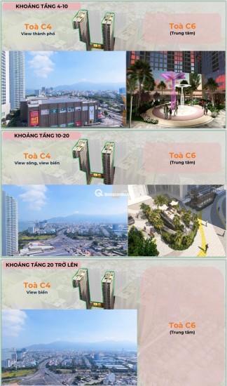 Căn hộ 1 phòng ngủ tại dự án Capital Square Đà Nẵng – Tòa C6 Kings Place