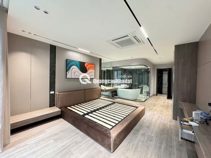 PHỐ NGUYỄN VĂN CỪ – PHÂN LÔ Ô TÔ TRÁNH - NGÕ THÔNG CÁC NGẢ, 60M x 7 TẦNG THANG MÁY FULL NỘI THẤT