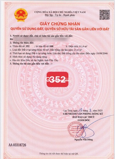ĐẤT NỀN TRUNG TÂM ĐÔ THỊ – LÕI KCN THANH HÀ (Ba Hàng Đồi, Lạc Thủy, Hòa Bình)