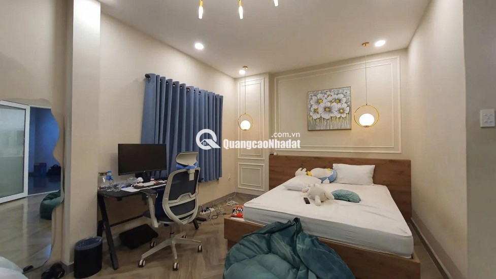 114m2 ngang 6.5m, hẻm thông Hai Bà Trưng, Q1, 4 tầng SHR, giá 28.5 tỷ, đầu tư kinh doanh hiếm