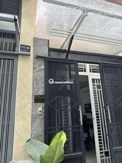 Bán Nhà 575/86 Nguyễn Đình Chiểu, Quận 3. DT: 3.2m*10m. CN: 29m2. 5 Tầng. Giá 9.9  tỷ