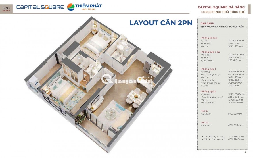 Capital Square - Dòng Tiền Ổn Định Đầu Tư. Ngay Sông Hàn Nơi ở Lý Tưởng Tại Đà Nẵng