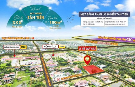 Mặt tiền : 5,5m full thổ cư .