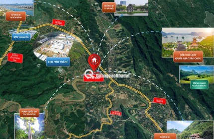 SIÊU PHẨM ĐẤT NỀN TRUNG TÂM ĐÔ THỊ- LÕI KCN THANH HÀ, THỊ TRẤN BA HÀNG ĐỒI - LẠC THỦY, HÒA BÌNH
