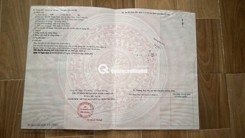 Bán nhà chính chủ - sổ hồng riêng