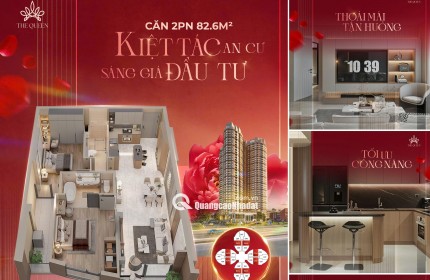 Chiết khấu cực lớn căn hộ chung cư cao cấp 2PN The Queen 360 Giải Phóng - Sổ hồng riêng