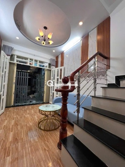 NHÀ 3 LẦU NHỎ ĐẸP – THIẾT KẾ SANG TRỌNG – HẺM XE HƠI 6M – NGAY TT THỊ TRẤN NHÀ BÈ – HUỲNH TẤN PHÁT - GIÁ 2xx TỶ