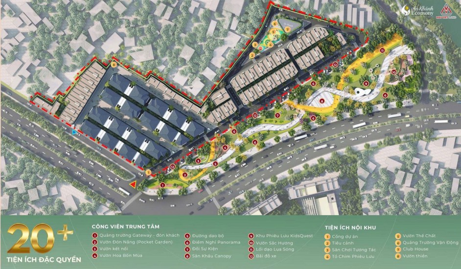 BÁN LIỀN KỀ, BIỆT THỰ DỰ ÁN AN KHÁNH ECOMONY, XÃ SƠN ĐỒNG, HOÀI ĐỨC, HÀ NỘI, GIÁ CHỈ TỪ 12 TỶ