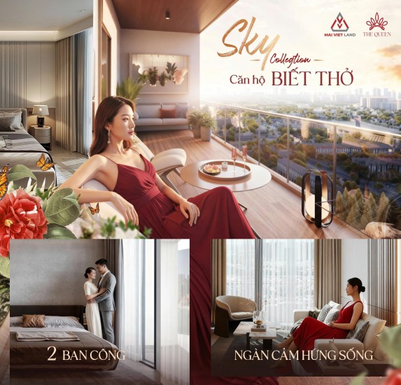 CĂN HỘ BIẾT THỞ 2 LOGIA – X2 KHOẢNG MỞ 2 BAN CÔNG – NGÀN CẢM HỨNG SỐNG