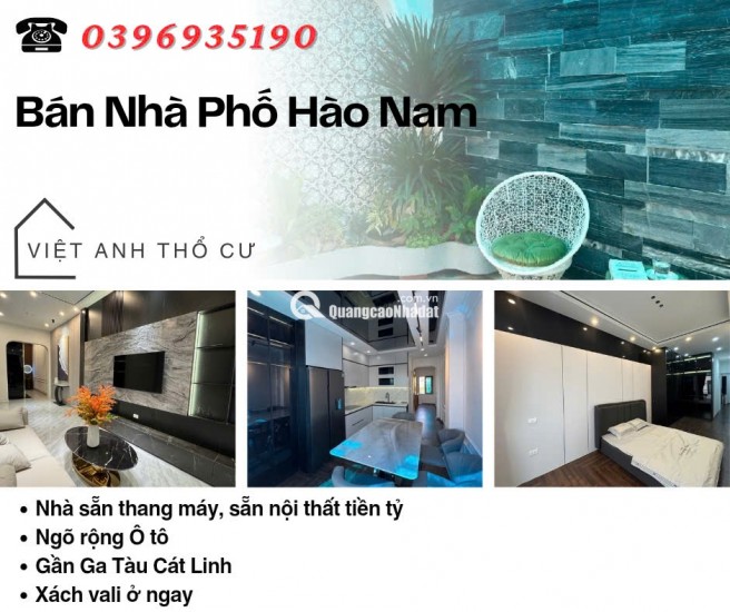 Bán nhà Hào Nam, 7 Tầng Thang Máy, Ngõ Ô tô, Giá: 13.7 Tỷ, Lh: 0396935190.