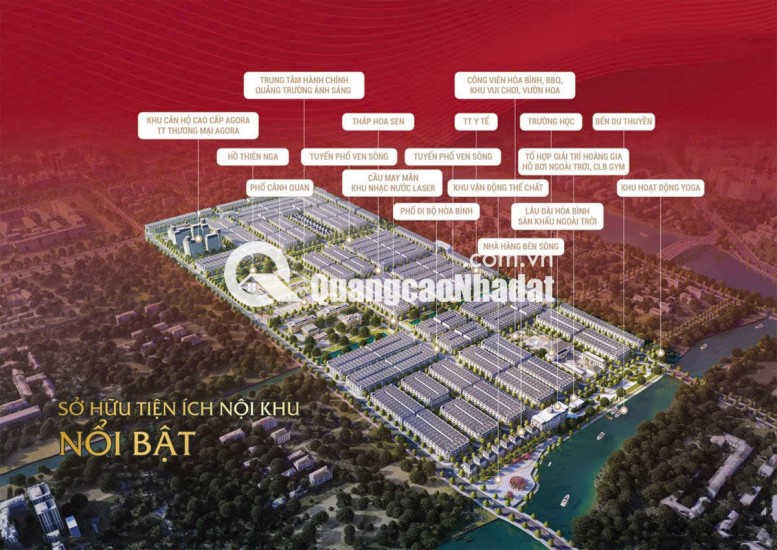 Giữ chỗ khu Mai Vàng Shophouse - Nhà Phố Agora City 6x18, ngay TT Hành Chính hiện hữu: 0938230002