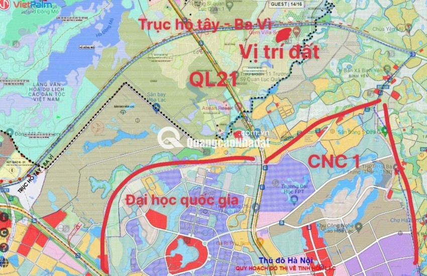 CẦN BÁN GẤP - LÔ ĐẤT 2 MẶT TIỀN ĐẸP NHẤT KHU VỰC CỔ ĐÔNG - HÒA LẠC chưa tới 2 tỷ
