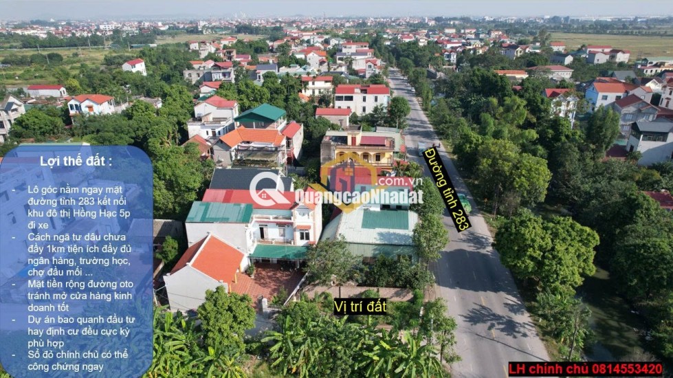 Siêu phẩm lô góc mặt đường tỉnh container tránh đầu tư - định cư - kinh doanh