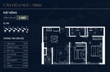 BÁN CĂN HỘ 2PN CHUNG CƯ SUNSHINE LEGEND CITY GIÁ 58TR/M2, HỖ TRỢ TRẢ GÓP LH 0867811512