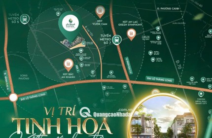  VỊ TRÍ TINH HOA - KẾT NỐI HẠ TẦNG BỨT PHÁ  Tâm điểm sống xanh & đầu tư bền vững tại Bắc An Khánh 