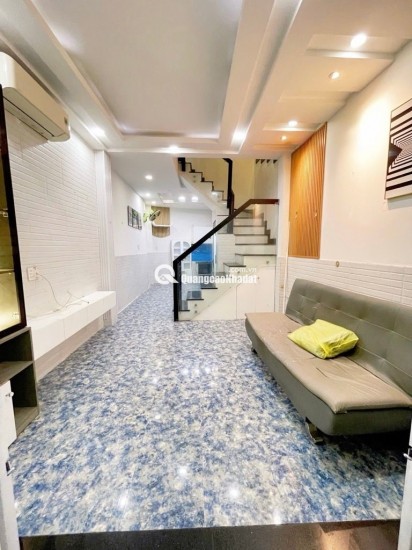 HẺM THÔNG PHAN VĂN TRỊ P.11 BÌNH THẠNH - 30M RA MẶT TIỀN - 4 TẦNG BTCT 5PN MỚI ĐẸP - DT 36M² (3.6x10) - SD 140M² SỔ A4 - CHỈ 6.x TỶ.