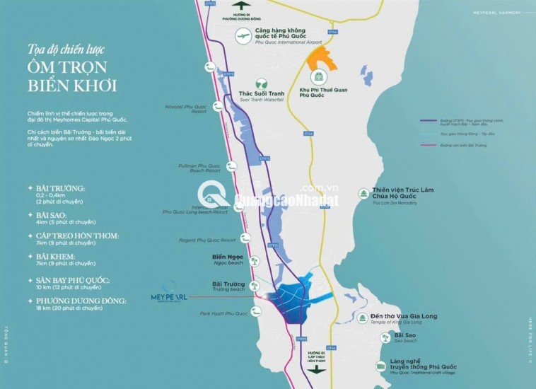 Căn hộ biển sở hữu lâi dài , cách biển 250m tại Phú Quốc