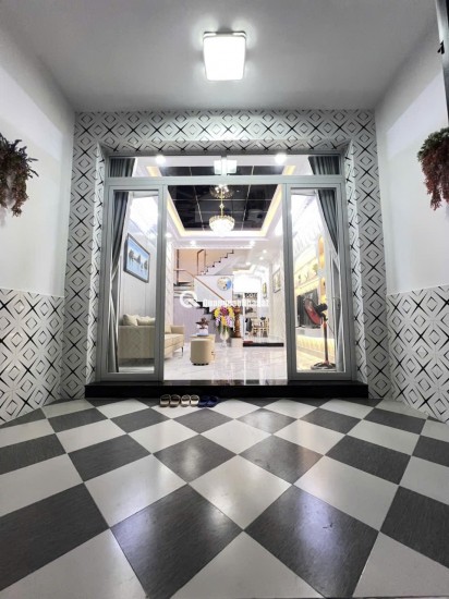 NHÀ MẶT TIỀN HẺM XE HƠI – HẺM 67 HUỲNH TẤN PHÁT, NHÀ BÈ