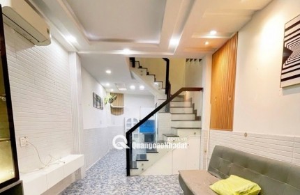 HẺM THÔNG PHAN VĂN TRỊ P.11 BÌNH THẠNH - 30M RA MẶT TIỀN - 4 TẦNG BTCT 5PN MỚI ĐẸP - DT 36M² (3.6x10) - SD 140M² SỔ A4 - CHỈ 6.x TỶ.