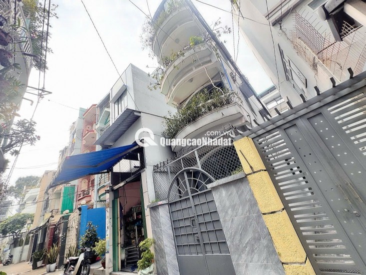 BÁN NHÀ 3 TẦNG HXH CĂN GÓC 2 MẶT ĐƯỜNG TRẦN QUANG DIỆU, P.14, QUẬN 3 - DT ĐẸP 5M NỞ HẬU 6,6M * 19M* LIÊN HỆ GIANG GIANG: 093.86.76.685