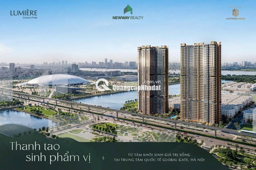 Quỹ căn ngoại giao, LUMIÈRE ESSENCE PEAK  Cổ Loa view hồ, giá chỉ 1.45 tỷ