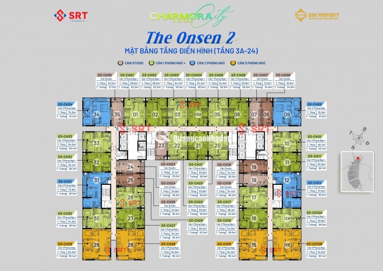 CHỈ CẦN 700 TRIỆU, SỞ HỮU CĂN HỘ SUN NHA TRANG, CHARMORA CITY, OSEN 2