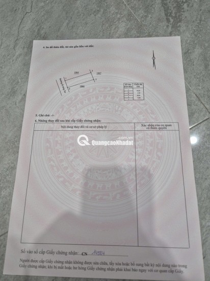 Bán đất diên an, diên khánh, 98,9m2, giá dưới 2 tỷ, đường ô tô, tây trứ trạch