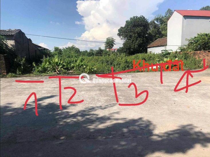 CẦN BÁN ĐẤT THỔ CƯ – THÔN HÀNG CƠM, VIỆT LẬP, TÂN YÊN, BẮC GIANG