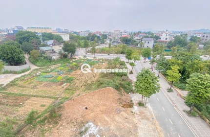 Bán gấp lô 86m2 sẵn sổ đỏ 2 mặt tiền giá đầu tư, đất đô thị trung tâm TT Lương Sơn (BP sang sổ)