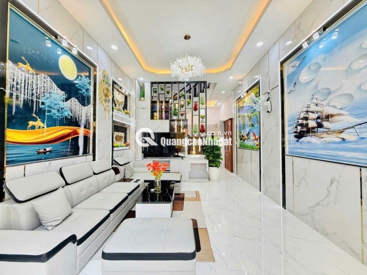 NHÀ BÁN QUẬN 12 - GIÁP SONG HÀNH, TRƯỜNG CHINH.
QUA TÂN BÌNH CHỈ VÀI PHÚT NHÀ 4 TẦNG BTCT VÀO Ở NGAY.