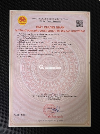 CHÀO BÁN APARTMENT DÒNG TIỀN – MẶT TIỀN BÌNH AN 7, HÒA CƯỜNG