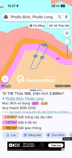 CẦN BÁN ĐẤT VIEW HỒ – VIEW NÚI - VIEW SĂN MÂY SIÊU ĐẸP Tại PHƯỚC BÌNH – ĐỒNG NAI