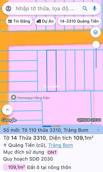 Cần bán lô đất Quảng Tiến, Trảng Bom , Đồng Nai, khu dân cư đông đúc Giá 1 Tỷ 900 Triệu